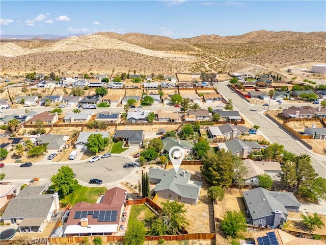 1148 Arlington Ct, Rosamond, CA 93560 - drone / aerial view with a mountain view and a residential view