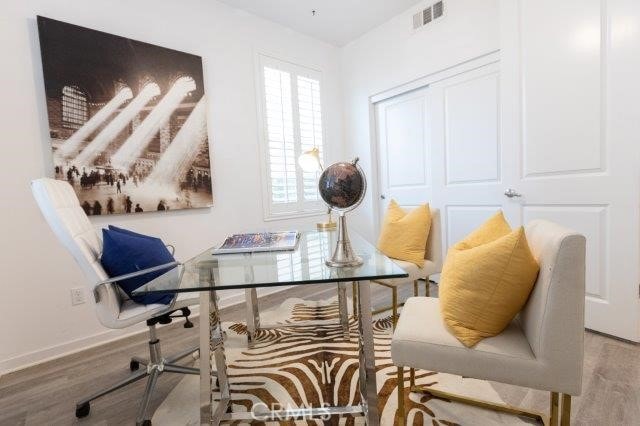 2630 Luminous Ln, Costa Mesa, CA 92626 - office with wood finished floors and baseboards