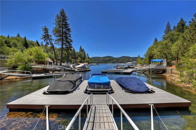 28805 N Shore Rd, Lake Arrowhead, CA 92352 - view of dock with a water view