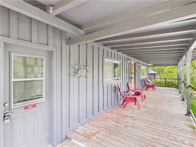 5829 E Whitlock Rd, Mariposa, CA 95338 - deck featuring a porch