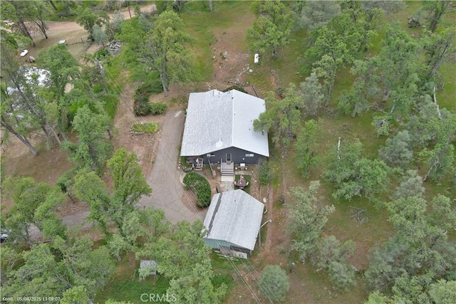 5829 E Whitlock Rd, Mariposa, CA 95338 - aerial view of property and surrounding area