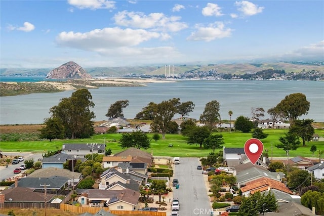 2132 El Dorado St, Los Osos, CA 93402 - birds eye view of property with a water view