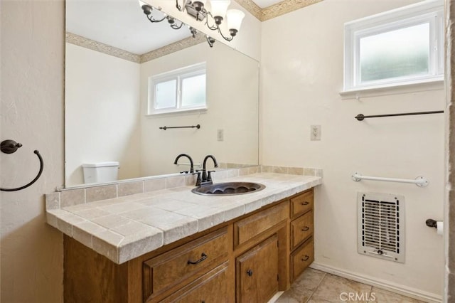 2132 El Dorado St, Los Osos, CA 93402 - bathroom with vanity and tile patterned floors