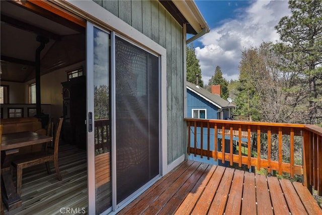 view of deck