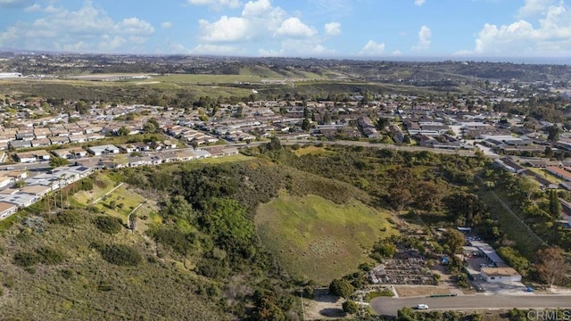 bird's eye view featuring a residential view