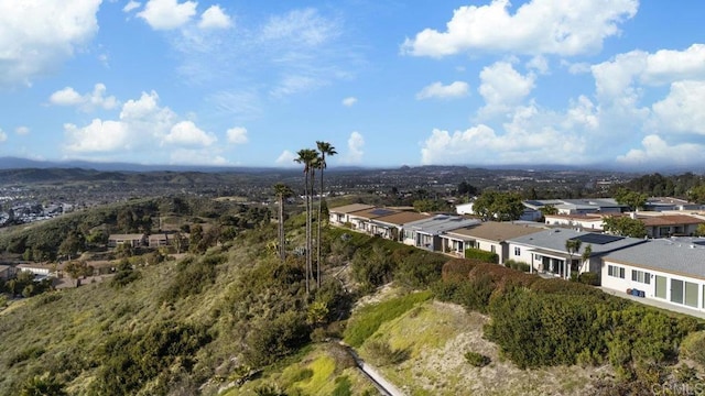 drone / aerial view featuring a residential view