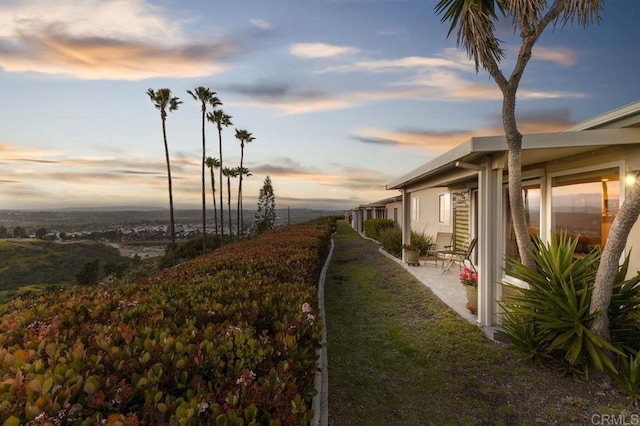 view of home's exterior with a patio area