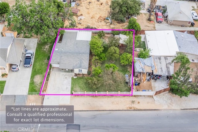 10180 Eddystone St, Riverside, CA 92503 - drone / aerial view with a residential view