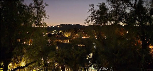 view of nature at dusk