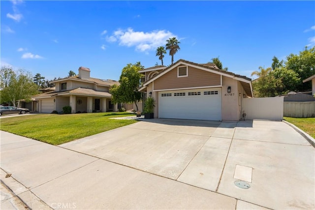 41787 Humber Dr, Temecula, CA 92591 - view of front of home featuring driveway, a garage, and stucco siding