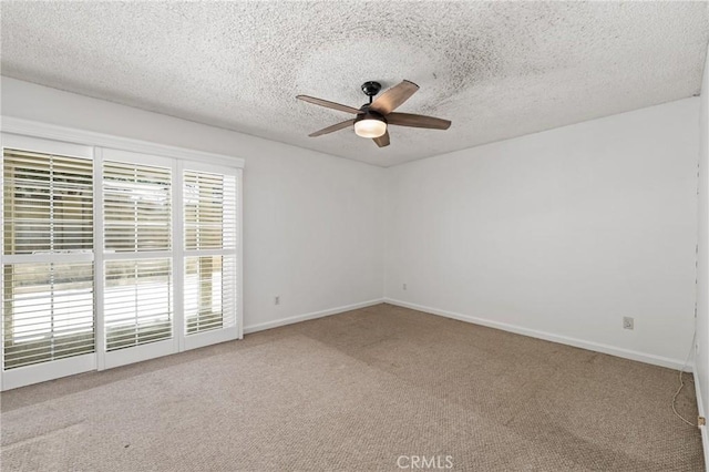 1620 S Cypress Ave, Ontario, CA 91762 - carpeted empty room with a ceiling fan and a textured ceiling