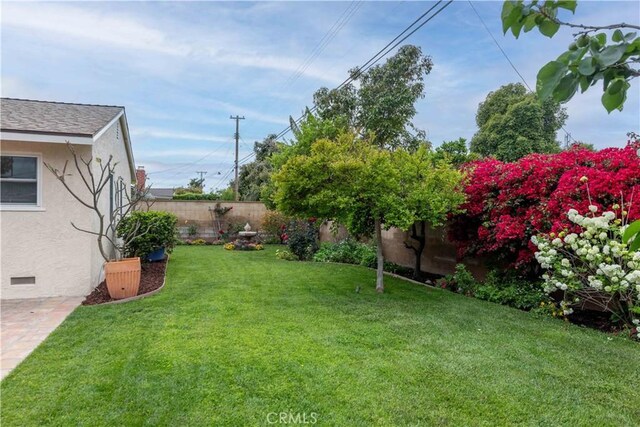 view of yard