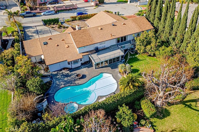 bird's eye view
