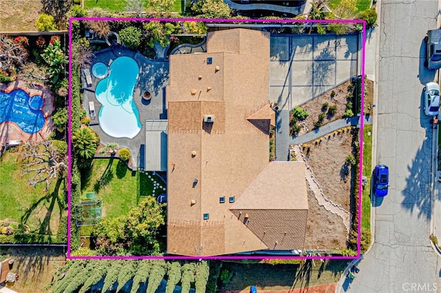 drone / aerial view