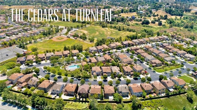 473 Periwinkle St, Fullerton, CA 92835 - aerial view of property's location with nearby suburban area