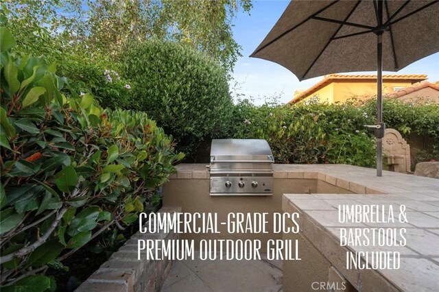473 Periwinkle St, Fullerton, CA 92835 - view of patio featuring area for grilling and a grill