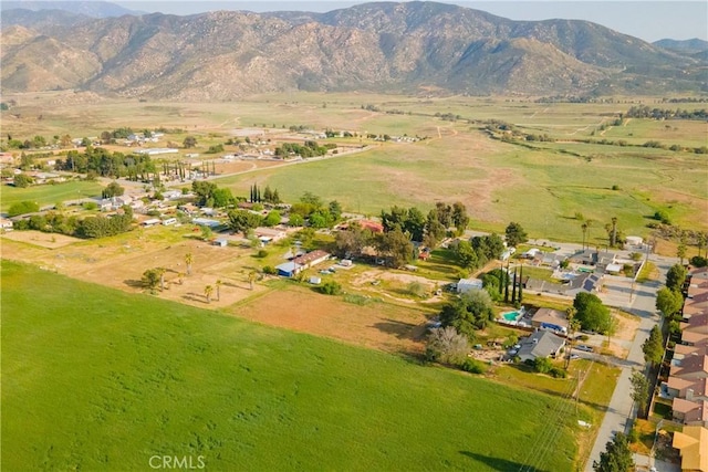 2485 W Westward Ave, Banning, CA 92220 - aerial view of property and surrounding area featuring mountains