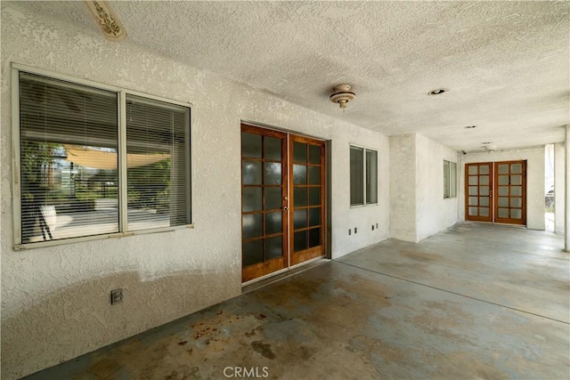 view of patio / terrace with french doors