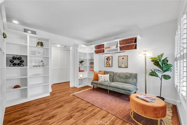 19801 Meadow Ridge Dr Unit 35, Trabuco Canyon, CA 92679 - sitting room featuring visible vents and wood finished floors