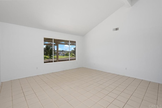 4905 Alicante Way, Oceanside, CA 92056 - spare room featuring high vaulted ceiling
