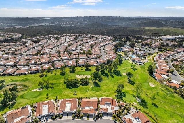 4905 Alicante Way, Oceanside, CA 92056 - aerial view of property and surrounding area featuring nearby suburban area and a golf course