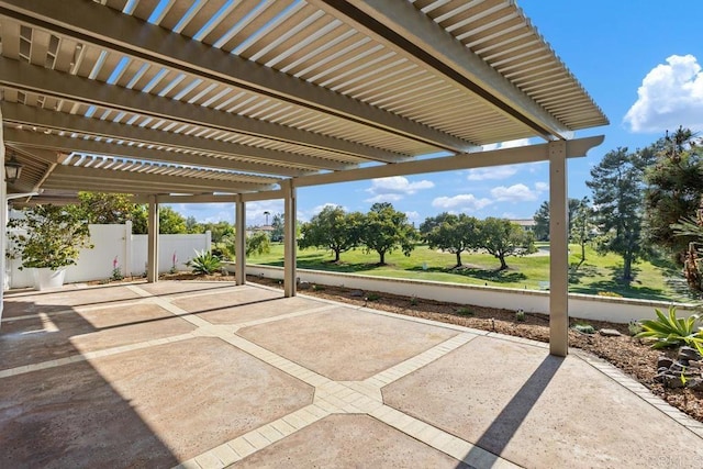 4905 Alicante Way, Oceanside, CA 92056 - view of patio featuring a pergola and fence