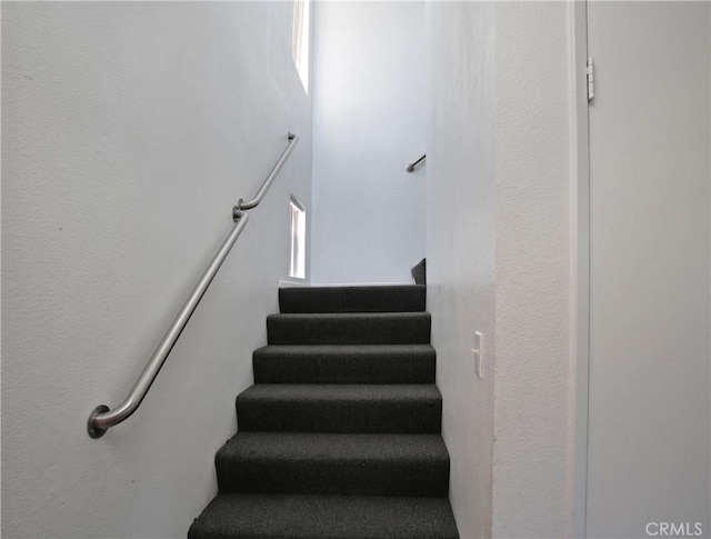 view of staircase