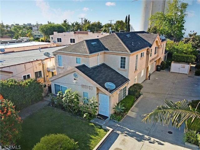 aerial view of property and surrounding area
