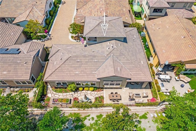 drone / aerial view featuring a residential view