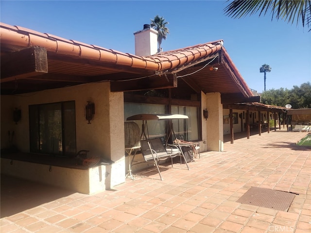 view of patio