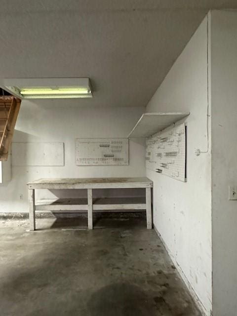 view of basement