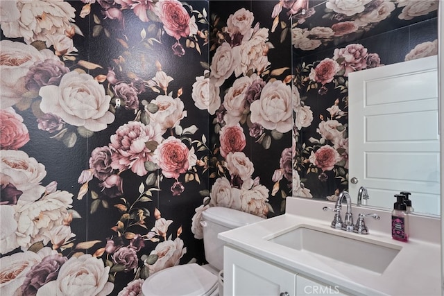 12814 Watt Ln Unit B, Sylmar, CA 91342 - half bath with vanity and toilet