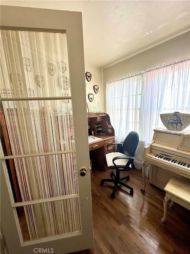 5214 Golden Ave, Riverside, CA 92505 - office area featuring wood-type flooring