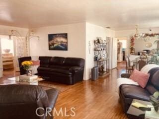 5214 Golden Ave, Riverside, CA 92505 - living room with wood finished floors