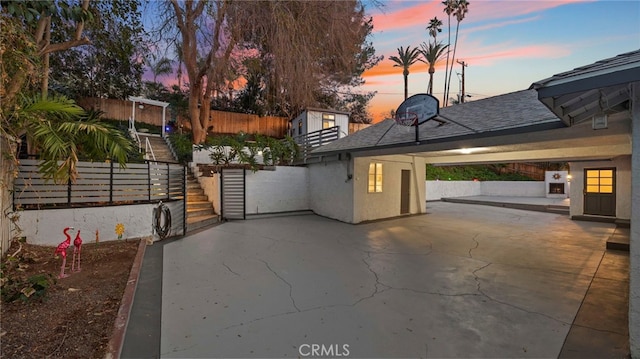5092 Myrtle Ave, Riverside, CA 92506 - exterior space with stairway and fence