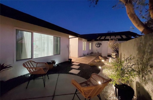 1427 N Cannon St, Orange, CA 92869 - patio at night featuring fence