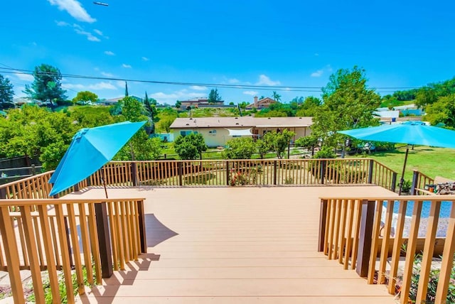 view of deck