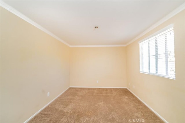 32057 Meadow Wood Ln, Lake Elsinore, CA 92532 - unfurnished room featuring crown molding, carpet flooring, and baseboards