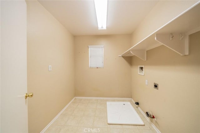32057 Meadow Wood Ln, Lake Elsinore, CA 92532 - laundry area with hookup for a washing machine, gas dryer hookup, baseboards, and electric dryer hookup