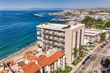 531 Esplanade Unit 714, Redondo Beach, CA 90277 - drone / aerial view of a nearby body of water and apartment complex