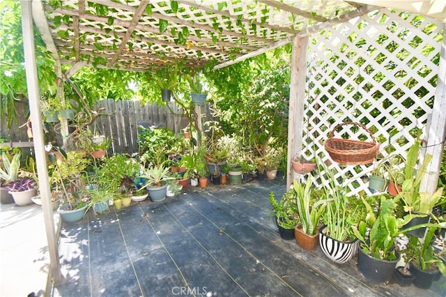 11331 Chapman Ave, Garden Grove, CA 92840 - view of patio / terrace with a pergola