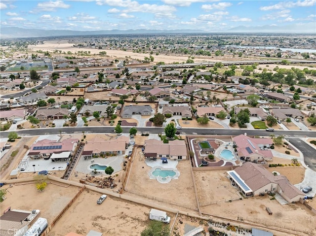 bird's eye view featuring a residential view