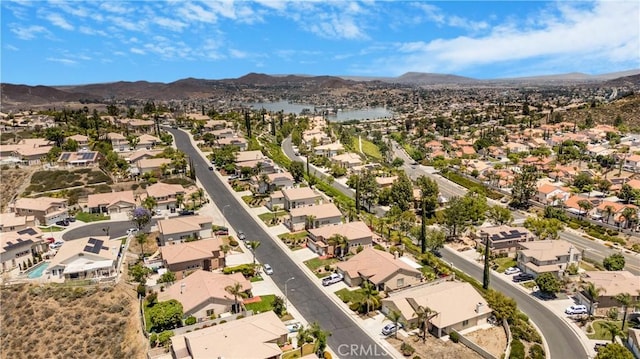 33 Corte Rivera, Lake Elsinore, CA 92532 - aerial view of residential area featuring a water and mountain view