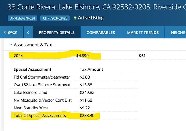 33 Corte Rivera, Lake Elsinore, CA 92532 - view of miscellaneous document