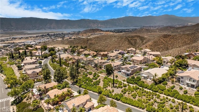 33 Corte Rivera, Lake Elsinore, CA 92532 - aerial view of residential area with a water and mountain view