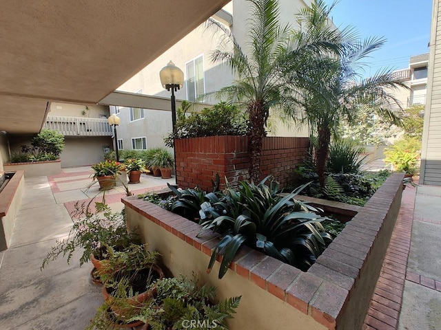 view of patio / terrace with fence