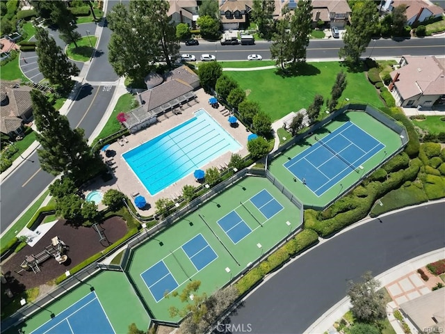 6322 E E W View Dr, Orange, CA 92869 - birds eye view of property with a residential view