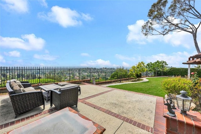 6322 E E W View Dr, Orange, CA 92869 - view of patio featuring fence