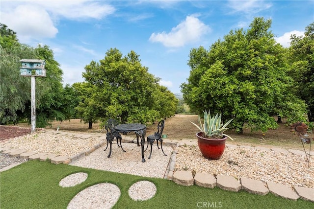 exterior space with a lawn