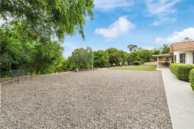 view of yard